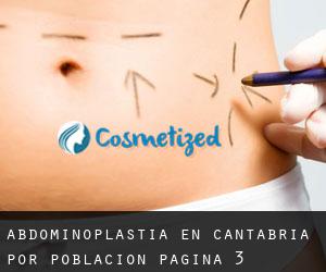 Abdominoplastia en Cantabria por población - página 3 (Provincia)
